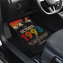 Personalized Retro October 1993 Car Floor Mats