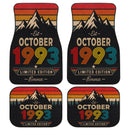 Personalized Retro October 1993 Car Floor Mats