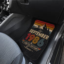 Personalized Retro September 1986 Car Floor Mats