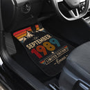 Personalized Retro September 1989 Car Floor Mats