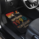Personalized Retro September 1990 Car Floor Mats