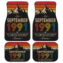 Personalized Retro September 1991 Car Floor Mats