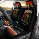 Personalized Retro September 1991 Custom Car Seat Covers Decor Protectors