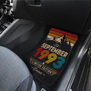 Personalized Retro September 1993 Car Floor Mats
