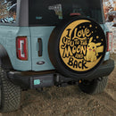 Pikachu Pokemon I Love You To The Moon And Back Jeep Car Spare Tire Cover