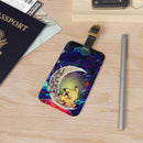 Pikachu Pokemon Sleep Love You To The Moon Galaxy Luggage Tag