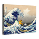 Pikachu Anime The Great Wave Japan - Living Room - Canvas Wall Art - Print - Wall Decor