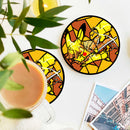 Pikachu Zenitsu Pokemon Stained Glass Decor Coaster - Gift Idea