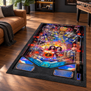 Pinball Playfield Rectangular Area Rug