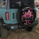 Pink Jeep Dragon Ball Majin Buu Love Dog Car Spare Tire Cover