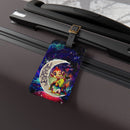 Piplup Turtwig And Chimchar Gen 4 Love You To The Moon Galaxy Luggage Tag