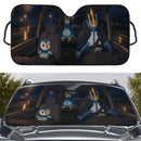 Piplup x Prinplup x Empoleon Pokemon Car Auto Sunshades