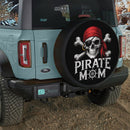 Pirate Mom Skull Car Spare Tire Cover