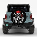 Pirate Mom Skull Car Spare Tire Cover