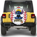 Pittsburgh Pirates Car Spare Tire Cover With Camera Hole
