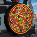 Pizza Full Topping Jeep Wheel Cover With Camera Hole