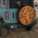 Pizza Full Topping Jeep Wheel Cover With Camera Hole
