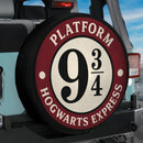 Platform Hogwarts Express 9 3/4 Car Spare Tire Cover