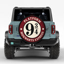 Platform Hogwarts Express 9 3/4 Car Spare Tire Cover