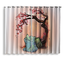Pokemon Bulbasaur Cherry Blossom Japan Style Window Curtain