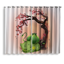 Pokemon Bulbasaur Sleep Cherry Blossom Japan Style Window Curtain