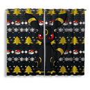 Pokemon Eevee Evolution Umbreon Ugly Christmas Window Curtain