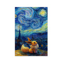 Pokemon Eevee Starry Night Jigsaw Puzzle