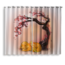 Pokemon Fire Charmander Sleep Cherry Blossom Japan Window Curtain