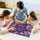 Pokemon Ghost Gengar Stained Glass Jigsaw Puzzle