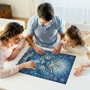 Pokemon Glaceon Stained Glass Jigsaw Puzzle