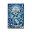 Pokemon Glaceon Stained Glass Jigsaw Puzzle
