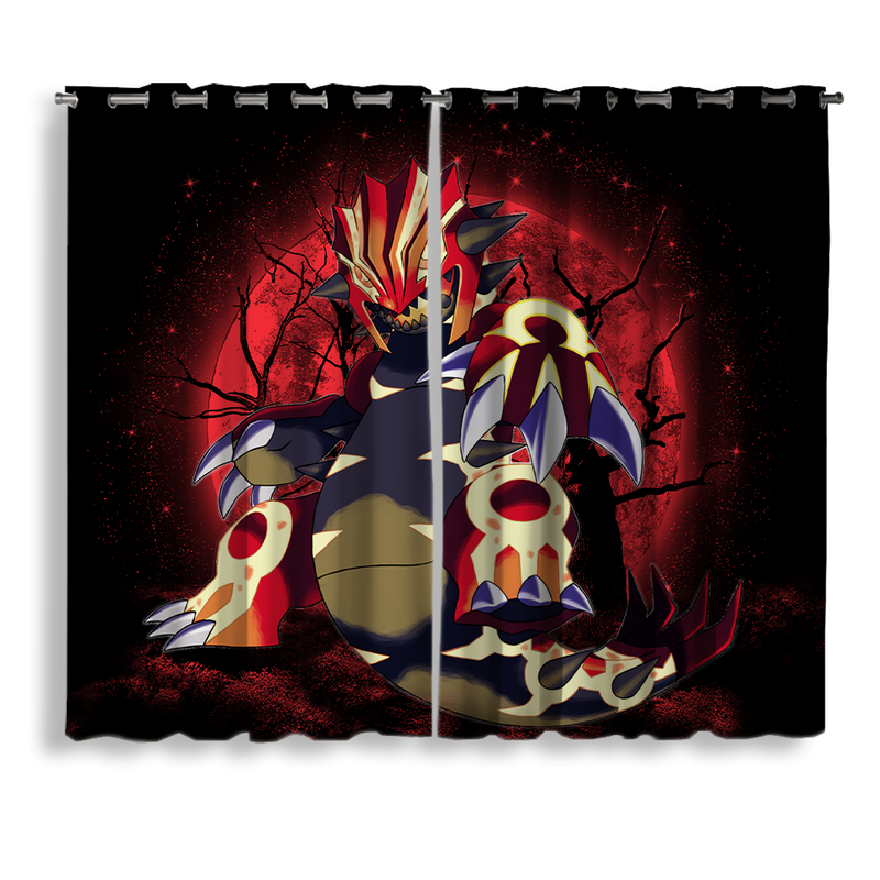 Pokemon Mega Proudon Moonlight Window Curtain