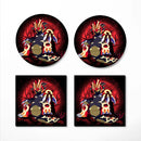 Pokemon Mega Proudon Moonlight Ceramic Decor Coaster - Gift Idea