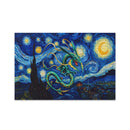 Pokemon Rayquaza Starry Night Jigsaw Puzzle