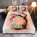 Pokemon Squirtle Japan Style Cherry Blossom Quilt Bed Sets