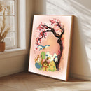 Pokemon Cherry Blossom- Living Room - Canvas Wall Art - Print - Wall Decor