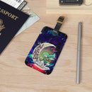 Pokemon Couple 1 Love You To The Moon Galaxy Luggage Tag