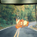 Pokemon Flareon Sleep Eevee Evolution Car Ornament Custom Car Accessories Decorations