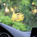 Pokemon Jolteon Sleep Eevee Evolution Car Ornament Custom Car Accessories Decorations