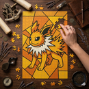 Pokemon Jolteon Stained Glass Jigsaw Puzzle