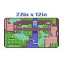 Pokemon Landscape Map Gaming Desk Mat
