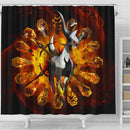 Pokemon Legends Arceus Shower Curtain