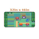 Pokemon Retro Village Floaroma Town Map Desk Mat
