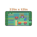 Pokemon Retro Village Floaroma Town Map Desk Mat