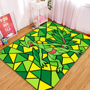 Pokemon Sceptile Stained Glass Rectangular Area Rug