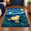 Pokemon Snorlax The Starry Night Rectangular Area Rug