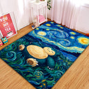 Pokemon Snorlax The Starry Night Rectangular Area Rug