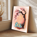 Pokemon Squirtle Japan Cherry Blossom- Living Room - Canvas Wall Art - Print - Wall Decor