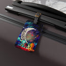 Pokemon Starter Cute Sleep Love You To The Moon Galaxy Luggage Tag