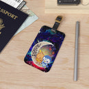 Pokemon Torchic Piplup Love You To The Moon Galaxy Luggage Tag